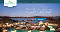 Desktop Screenshot of laketravischamber.com